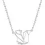 NOUMANDA Geometric Origami Squirrel Hollow Necklace Cutting Metal Animal Elements Pendant Jewelry NOUMANDA Geometric Origami Squirrel Hollow Necklace Cutting Metal Animal Elements Pendant Jewelry