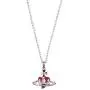 Vivienne Westwood Small dark red love track necklace with exclusive box and paper bag