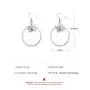 TseanYi Boho Butterfly Dangle Earrings Gold Large Circle Drop Earrings Modern Everyday Earrings Jewelry for Women and Girls (Gold)