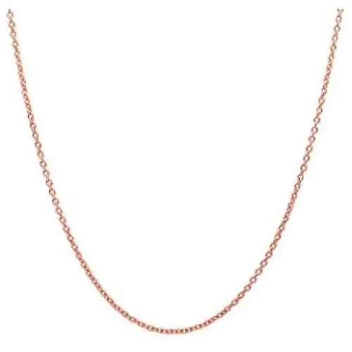 10K Yellow Gold 2.0MM Round Rolo Link Chain Necklace - Made in Italy 10K Yellow Gold 2.0MM Round Rolo Link Chain Necklace - Made in Italy