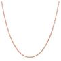 10K Yellow Gold 2.0MM Round Rolo Link Chain Necklace - Made in Italy