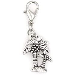 Its All About...You! Palm Tree Coconut Tree Beach Clip on Charm Perfect for Necklaces and Bracelets 94Ai