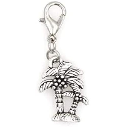 Its All About...You! Palm Tree Coconut Tree Beach Clip on Charm Perfect for Necklaces and Bracelets 94Ai Its All About...You! Palm Tree Coconut Tree Beach Clip on Charm Perfect for Necklaces and Bracelets 94Ai
