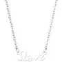 Ballari Womens Delicate Love Pendant Necklace, Silver Stainless Steel Love Word Necklace for Women, Simple Silver Love Choker Chain Ballari Womens Delicate Love Pendant Necklace, Silver Stainless Steel Love Word Necklace for Women, Simple Silver Love Choker Chain