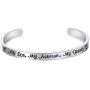 Army Mom Bracelet My Son My Soldier My Hero Navy Air Force Military Jewelry Stainless Steel Polished 1/4”6'' Inches 1 Pack