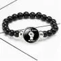 Black Lives Matter Bracelet - BLM Anti-Racism BLM Movement Bracelets Awareness Support Wristband Bracelets (Black) Black Lives Matter Bracelet - BLM Anti-Racism BLM Movement Bracelets Awareness Support Wristband Bracelets (Black)