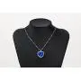 NEOGLORY Blue Crystals Heart Love Shaped Necklaces Jewelry, Heart of The Ocean Necklace from Titanic Crystal Pendant for Women Gift 18+2inch NEOGLORY Blue Crystals Heart Love Shaped Necklaces Jewelry, Heart of The Ocean Necklace from Titanic Crystal Pendant for Women Gift 18+2inch