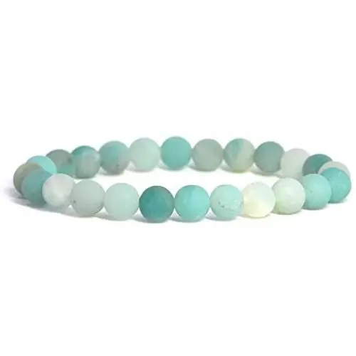 Justinstones Gem Semi Precious Gemstone 8mm Round Beads Stretch Bracelet 7'' Unisex Justinstones Gem Semi Precious Gemstone 8mm Round Beads Stretch Bracelet 7'' Unisex