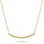 Minimalist Delicate Thin Sideways Horizontal Round Tube Curved Bar Slide Pendant Necklace For Women Teen 14K Rose Gold Plated 925 Sterling Silver Minimalist Delicate Thin Sideways Horizontal Round Tube Curved Bar Slide Pendant Necklace For Women Teen 14K Rose Gold Plated 925 Sterling Silver