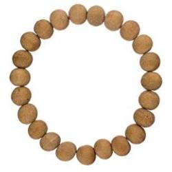 CMEI 8MM Beads Genuine Himalayan Sandalwood Tibetan Meditation Prayer Bracelet Healing Beads Yoga Bracelet Women Men Unisex (Sandalwood)