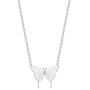 VACRONA Butterfly Necklace for Women 18K Gold Plated Dainty CZ Butterfly Pendant Necklace Cute Handmade Jewelry Gift for Her