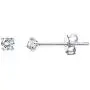 Sllaiss 2mm Sterling Silver Swarovski Zirconia Stud Earrings for Women Men, Platinum/Gold/Rose Gold Plated Tiny CZ Studs Sllaiss 2mm Sterling Silver Swarovski Zirconia Stud Earrings for Women Men, Platinum/Gold/Rose Gold Plated Tiny CZ Studs