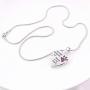 DESIGNSCAPE3D Pet Cremation Jewelry No Longer by My Side but Forever in My Heart Urn Necklace for Ashes Stainless Steel Ash Necklace Pendant for Dog Cat with 20'' Chain + Gift Box + Filling Kit