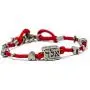 Womens Red Silk String Bracelet with 72 Names of God Silver Tone Cube Charm for Health, Prosperity, Protection & Happiness - Multi Charm Jewelry Gift for Women includes Hamsa Hand, Fish and Heart Charms - 7'' Length Womens Red Silk String Bracelet with 72 Names of God Silver Tone Cube Charm for Health, Prosperity, Protection & Happiness - Multi Charm Jewelry Gift for Women includes Hamsa Hand, Fish and Heart Charms - 7'' Length