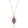 Leaf Diffuser Necklace (Rose Gold)