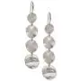 4 Disc Earring in Gold and Silver for Women