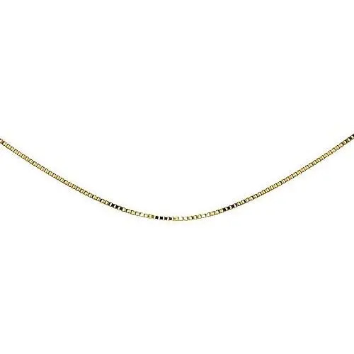 Sterling Silver 1mm Thin Choker Size Box Chain Necklace for Pendants, 13” + 3”