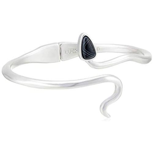 Lucky Brand Agate Snake Cuff Bracelet