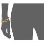 Steve Madden Womens Oval Link Yellow Gold-Tone Bracelet