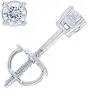 14KT Gold Princess & Round Diamond Accent Earrings (Diamond Quality IJ-I3) By La4ve Diamond Stud Earrings For Women,Kids and Babies | Gift Box Included 14KT Gold Princess & Round Diamond Accent Earrings (Diamond Quality IJ-I3) By La4ve Diamond Stud Earrings For Women,Kids and Babies | Gift Box Included