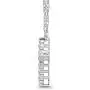 14K White Gold Diamond Cross Pendant with Sterling Silver Chain Necklace (1/5 cttw, I-J Color, I2-I3 Clarity), 18'' 14K White Gold Diamond Cross Pendant with Sterling Silver Chain Necklace (1/5 cttw, I-J Color, I2-I3 Clarity), 18''