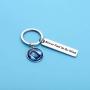 WSNANG Tardis Gift Never Fail to Be Kind Keychain Police Box Charm Jewelry Movie Quote Jewelry for Fans