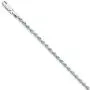 Newborn Jewellery 925 Sterling Silver Durable Italian Rope Chain Necklace Rhodium Plated 1.3mm (15.7''-21.7'') Newborn Jewellery 925 Sterling Silver Durable Italian Rope Chain Necklace Rhodium Plated 1.3mm (15.7''-21.7'')
