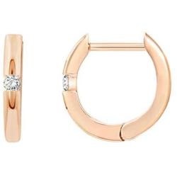 PAVOI 14K Gold Plated Sterling Silver Cubic Zirconia Huggie Hoop Earrings for Women