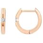PAVOI 14K Gold Plated Sterling Silver Cubic Zirconia Huggie Hoop Earrings for Women