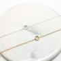 TseanYi Tiny Dot Necklace Choker Silver Round Pendant Necklace Boho Minimalist Necklaces Jewelry for Women and Girls (Silver)