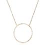 Bohemian Geometric Pendant Long Necklace - Simple Metallic Charm Layering Long Chain Bar, Disc Hoop, Star, Heart, Face