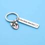 WSNANG Best Husky Mom Ever Keychain Husky Jewelry Dog Mom Gift Dog Lover Jewelry for Husky Lover