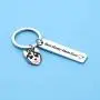 WSNANG Best Husky Mom Ever Keychain Husky Jewelry Dog Mom Gift Dog Lover Jewelry for Husky Lover