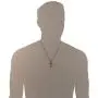 HZMAN Mens Stainless Steel Coptic Ankh Cross Religious Pendant Necklace, 22+2'' Rope Chain HZMAN Mens Stainless Steel Coptic Ankh Cross Religious Pendant Necklace, 22+2'' Rope Chain