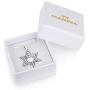 Marina Jewellery Real 925 Sterling Silver Chain Necklace with Jewish Token Pendant Charm, 18 or 24 Inch Box Chain (See Design/Chain Size Options)
