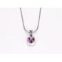 UNY Jewelry Elegant Wedding Jewelry Sets with CZ Earrings Necklace Set for Send his Wife a Gift