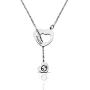 Gold Rose Y Necklaces 12 Zodiac Sign Necklace Black Constellation Jewelry Gift for Women Girls Astrology Sign Symbol Necklaces