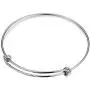 Expandable Inspirational Jewelry Women Charm Stackable Bracelet, “Be Thankful, Brave, Happy, Kind, True, Compassionate, Strong”, Gift Girls Her