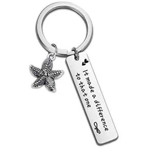 SIDIMELO Starfish Bracelet It Made a Difference to That one Social Worker Gifts Sea Jewelry Inspirational Bracelet Gifts for Social Worker SIDIMELO Starfish Bracelet It Made a Difference to That one Social Worker Gifts Sea Jewelry Inspirational Bracelet Gifts for Social Worker
