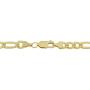Kooljewelry Solid 14k Yellow Gold Filled 6 mm Figaro Chain Necklace (18, 20, 22, 24 or 30 inch)