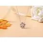 SUES SECRET Sunflower Necklace Crystal Jewelry for Women Girls Pendant with Elegant Box for mom Easter Gifts 2021 for her