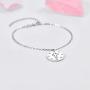 KINGWHYTE Virgin Mary Bracelet for Women 925 Sterling Silver Womens Bracelet Religious Catholic Jewelry Gift with Adjustable Chain
