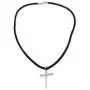 NOVICA Sterling Silver Mens Cross Pendant Necklace with 20'' Braided Leather Cord, Holy Sacrifice NOVICA Sterling Silver Mens Cross Pendant Necklace with 20'' Braided Leather Cord, Holy Sacrifice