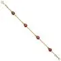14k Yellow Gold Lady Bug Chain Bracelet - 6.5+0.5'' 14k Yellow Gold Lady Bug Chain Bracelet - 6.5+0.5''