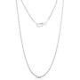 Authentic Solid Sterling Silver Rope Diamond-Cut Braided Twist Link .925 ITProLux Necklace Chains 1MM - 5MM, 16'' - 30'', Made in Italy, Men & Women