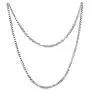 Brights Collection 0.85MM 925 Sterling Silver 18'' Italian Box Chain Crafted With 14K White Gold Plated Prime Jewelry For Womens Brights Collection 0.85MM 925 Sterling Silver 18'' Italian Box Chain Crafted With 14K White Gold Plated Prime Jewelry For Womens