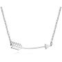 Lazycat Name Bar 18K Plated Bar Necklace,Engravable Name or Blessings Necklace