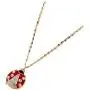 KOEDLN Cute Ladybug Pendant Necklace Beetle Insect Enamel Crystal Fashion Necklace for Women Girls KOEDLN Cute Ladybug Pendant Necklace Beetle Insect Enamel Crystal Fashion Necklace for Women Girls