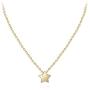 S.Leaf Tiny Star Necklace Sterling Silver Dainty Necklace Gold Necklaces for Women