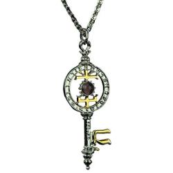 Enchanted Jewelry Mystic Kabbalah Sephiroth Sphere Key for Chasing Dreams Pendant Charm Talisman Necklace